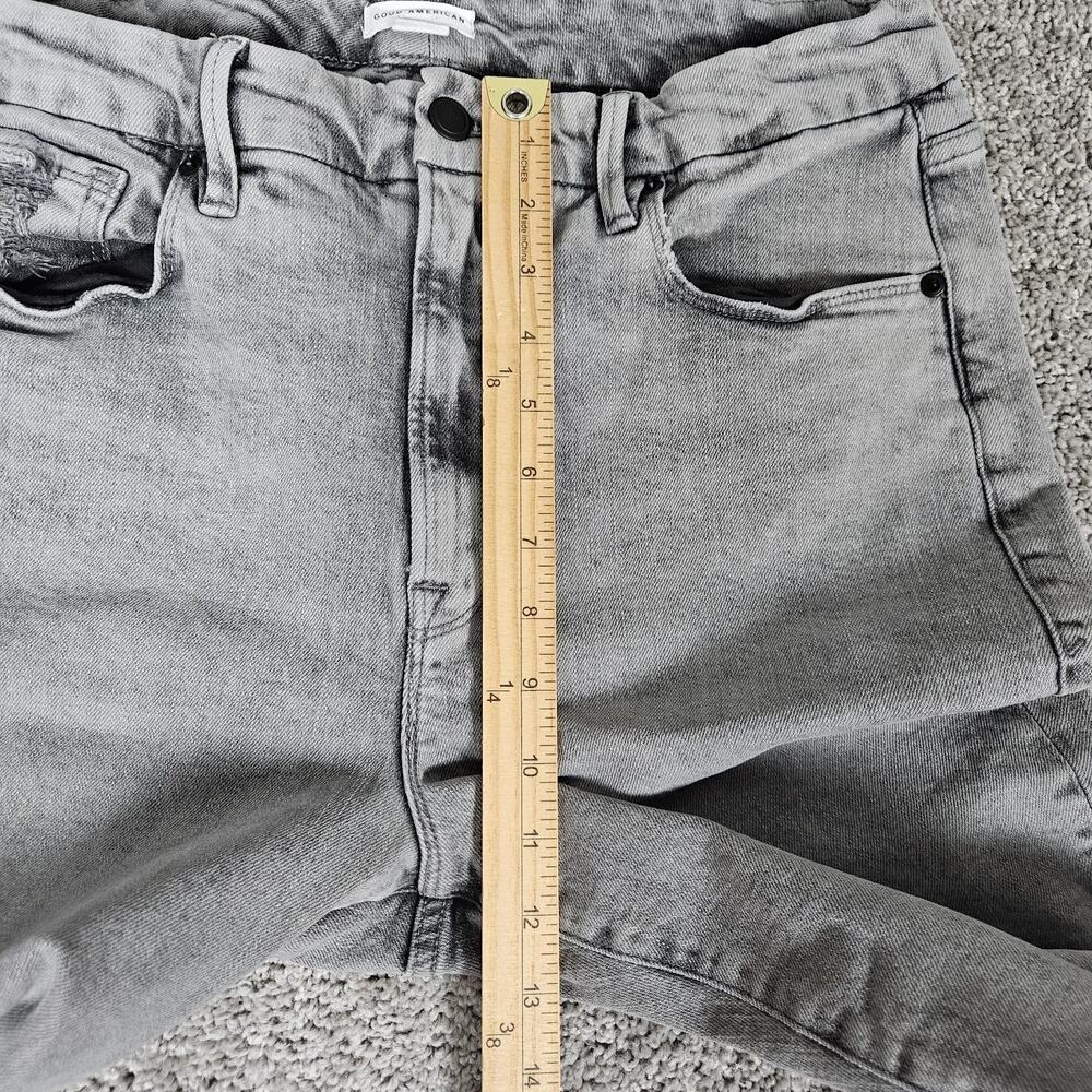 Good American Jeans Womens 15 Faded Black Good Classic Skinny Stretch Denim - Picture 8 of 11